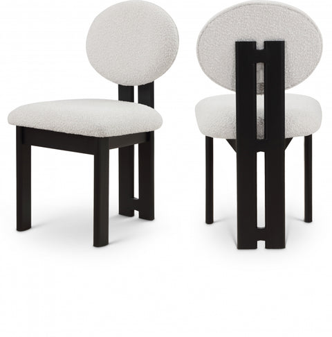 Napa Boucle Fabric Upholstered Dining Chair — 490-C