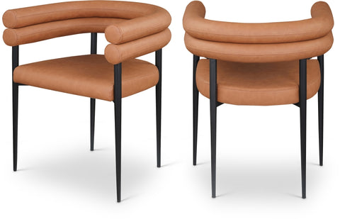 Lavina Vegan Leather Upholstered Dining Chair — 509-C