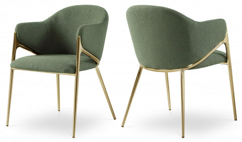 Nial Boucle Fabric Upholstered Dining Chair — 559-C