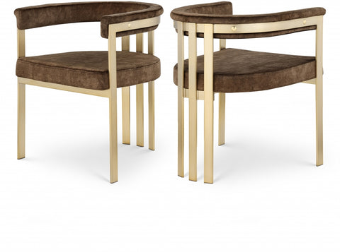 Marcello Velvet Upholstered Dining Chair — 595-C
