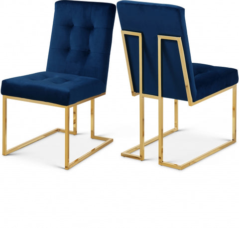 Pierre Velvet Upholstered Dining Chair — 714-C