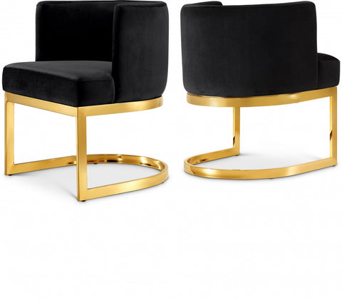 Gianna Velvet Upholstered Dining Chair — 718-C