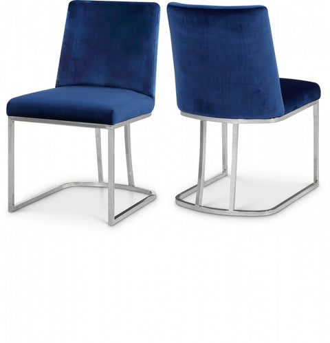 Heidi Velvet Upholstered Dining Chair — 728-C