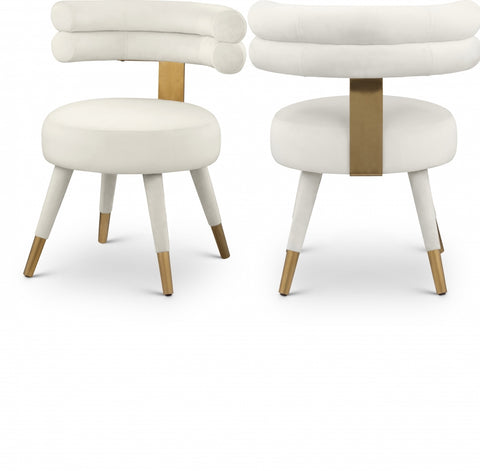 Fitzroy Velvet Upholstered Dining Chair — 747-C