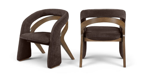 Riven Fabric Upholstered Dining Chair — 77056-C