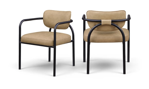 Serava Vegan Leather Upholstered Dining Chair — 77066-C