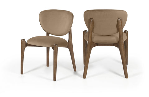 Velora Velvet Performance Fabric Upholstered Dining Chair — 77077-C