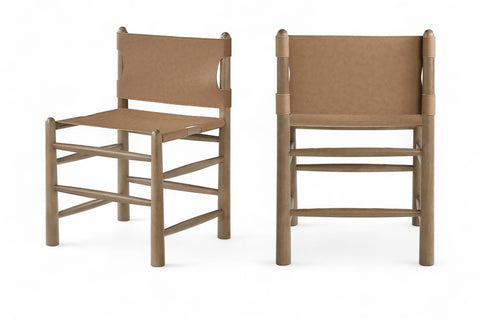 Santos Vegan Leather Upholstered Dining Chair — 77095-C