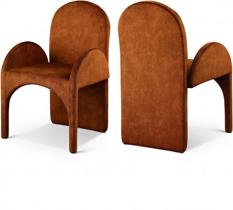 Summer Velvet Upholstered Dining Arm Chair — 803-AC