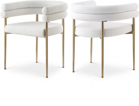 Brielle Boucle Fabric Upholstered Dining Chair — 804-C
