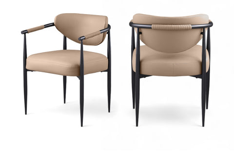 Virella Vegan Leather Upholstered Dining Chair — 829-C