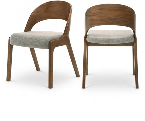 Woodson Linen Textured Fabric Upholstered Dining Chair — 868-C