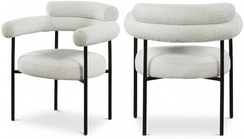 Blake Boucle Fabric Upholstered Dining Chair — 879-C