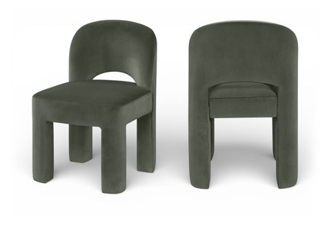Celine Velvet Performance Fabric Upholstered Dining Chair — 88013-C