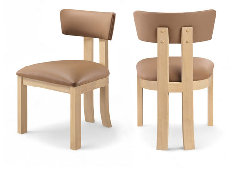 Lavrin Vegan Leather Upholstered Dining Side Chair — 88062-SC