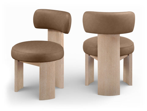 Atelier Vegan Leather Upholstered Dining Chair — 88086-C
