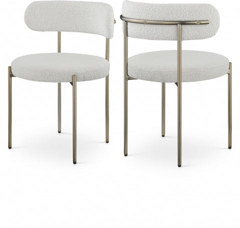 Beacon Boucle Fabric Upholstered Dining Chair — 887-C