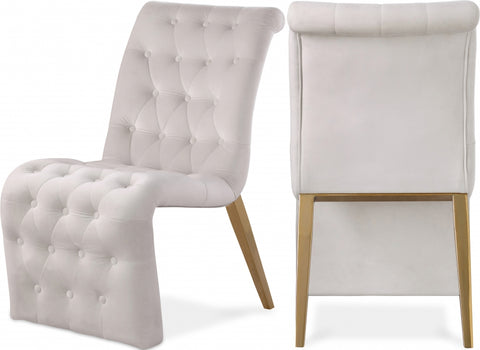 Curve Velvet Upholstered Dining Chair — 920-C