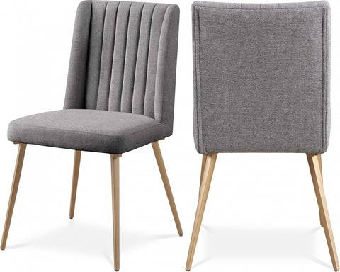 Eleanor Linen Textured Fabric Upholstered Dining Chair — 932-C