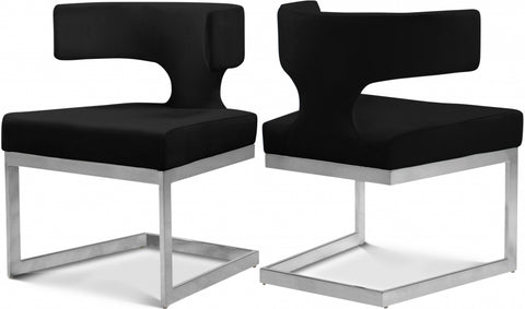 Alexandra Velvet Upholstered Dining Chair — 954-C