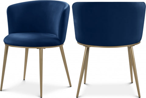 Skylar Velvet Upholstered Dining Chair — 965-C