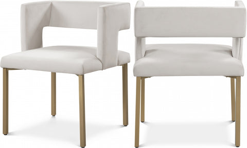 Caleb Velvet Upholstered Dining Chair — 967-C