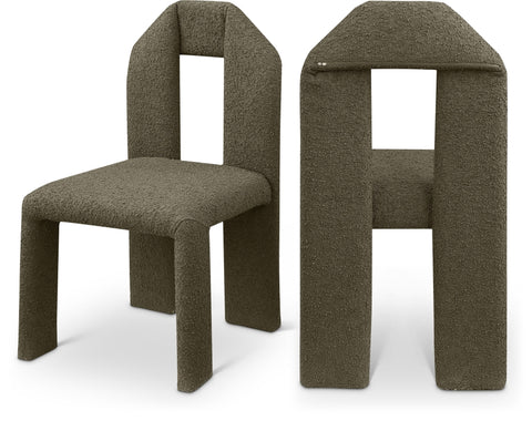 Bennett Boucle Fabric Upholstered Dining Chair — 997-C