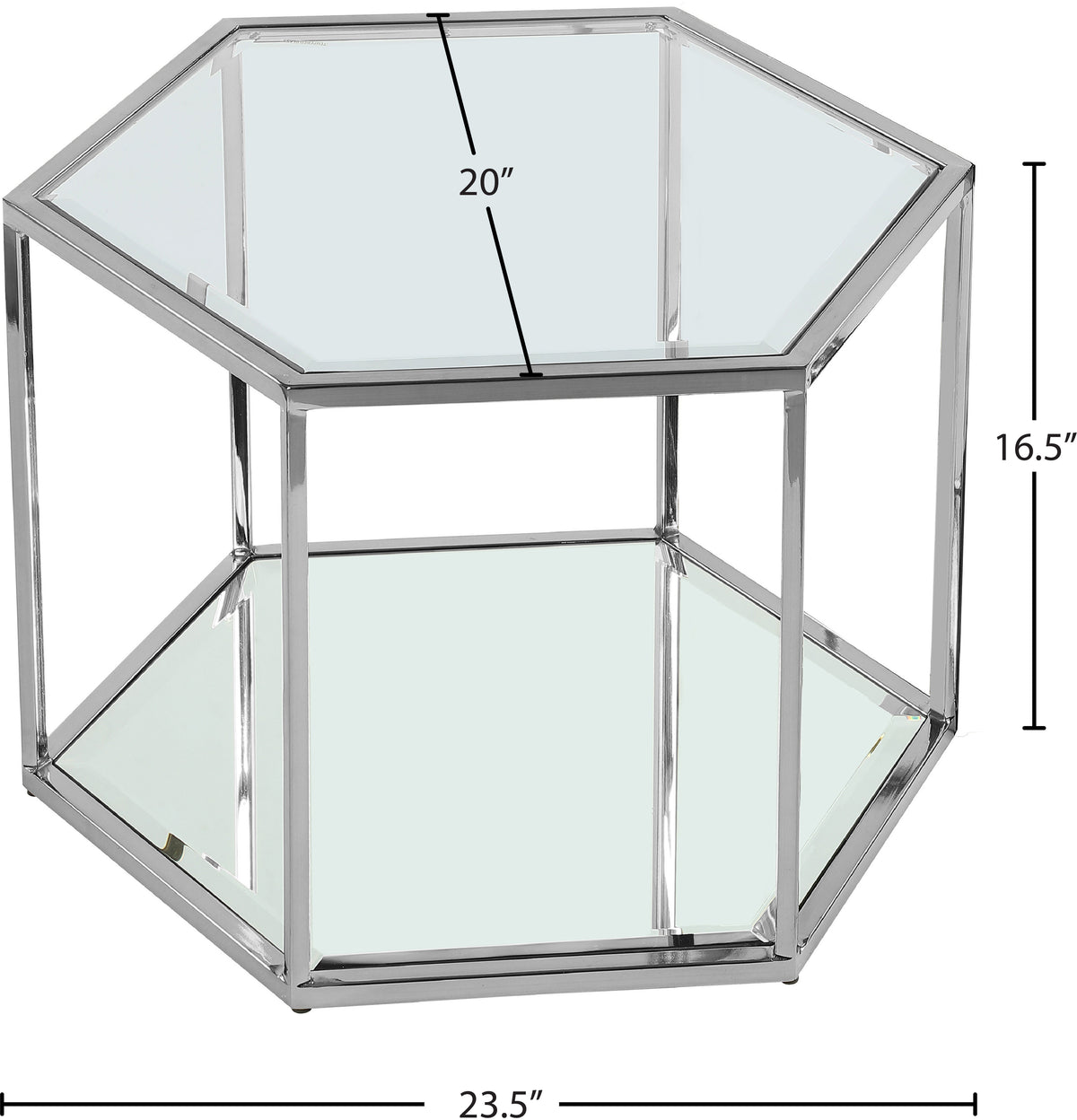 206-CT Silver dimensions