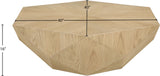 234Oak-CT Natural dimensions