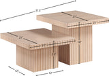 253Oak-CT-2B Natural dimensions