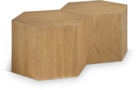 Eternal Oak Wood 2pc. Modular Coffee Table — 261-CT-2PC