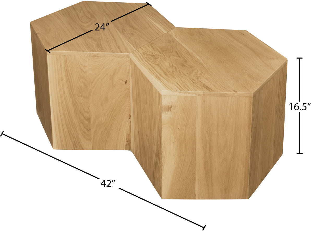 261-CT-2PC Natural dimensions