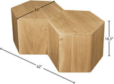 261-CT-2PC Natural dimensions