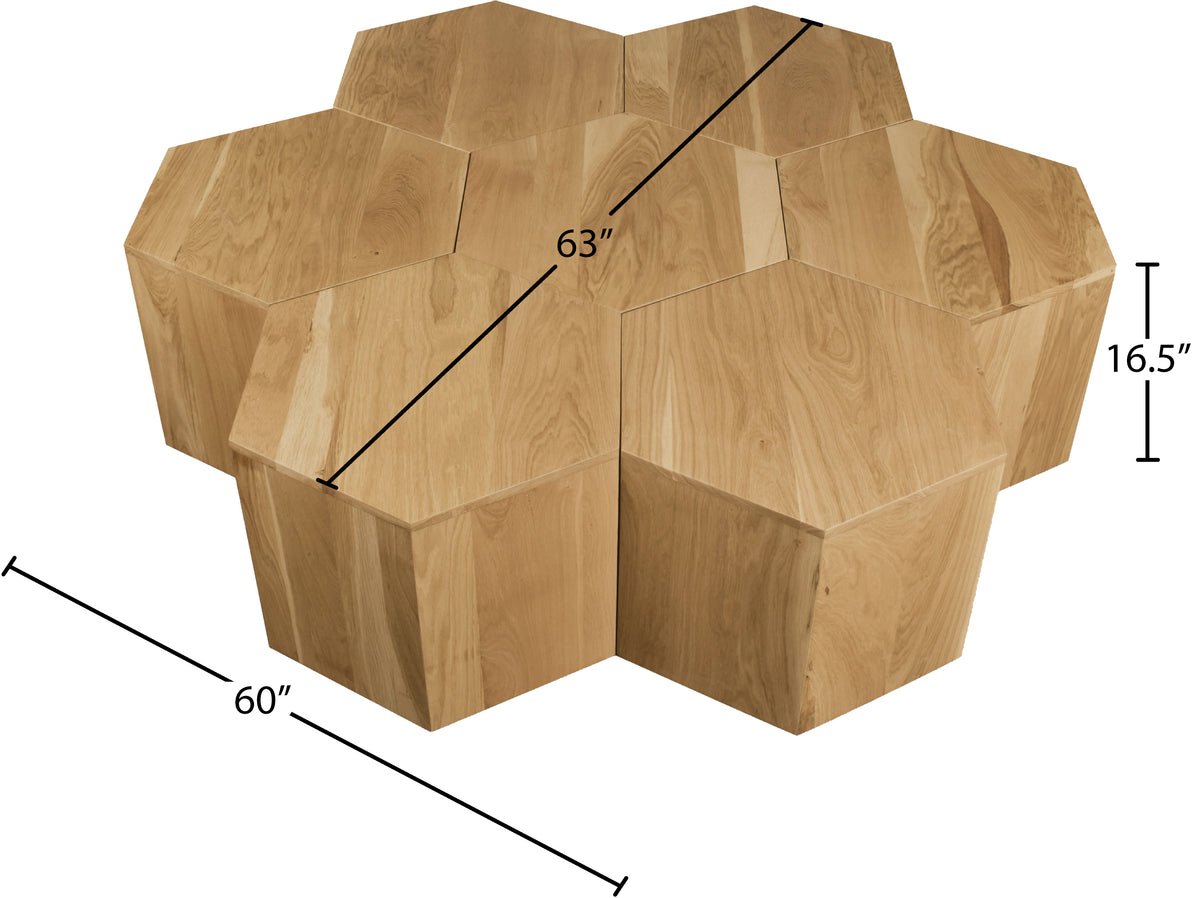 261-CT-7PC Natural dimensions