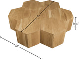 261-CT-7PC Natural dimensions