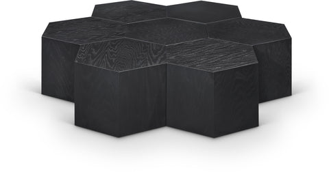 Eternal Oak Wood 7pc. Modular Coffee Table — 262-CT-7PC