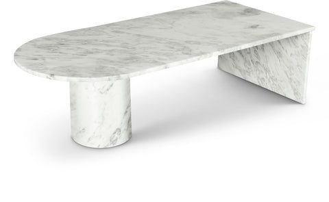 Salerno Genuine Marble Coffee Table — 263-CT-Marble