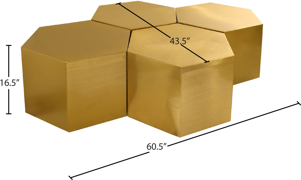 292-CT-4PC Gold dimensions