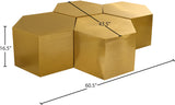 292-CT-4PC Gold dimensions