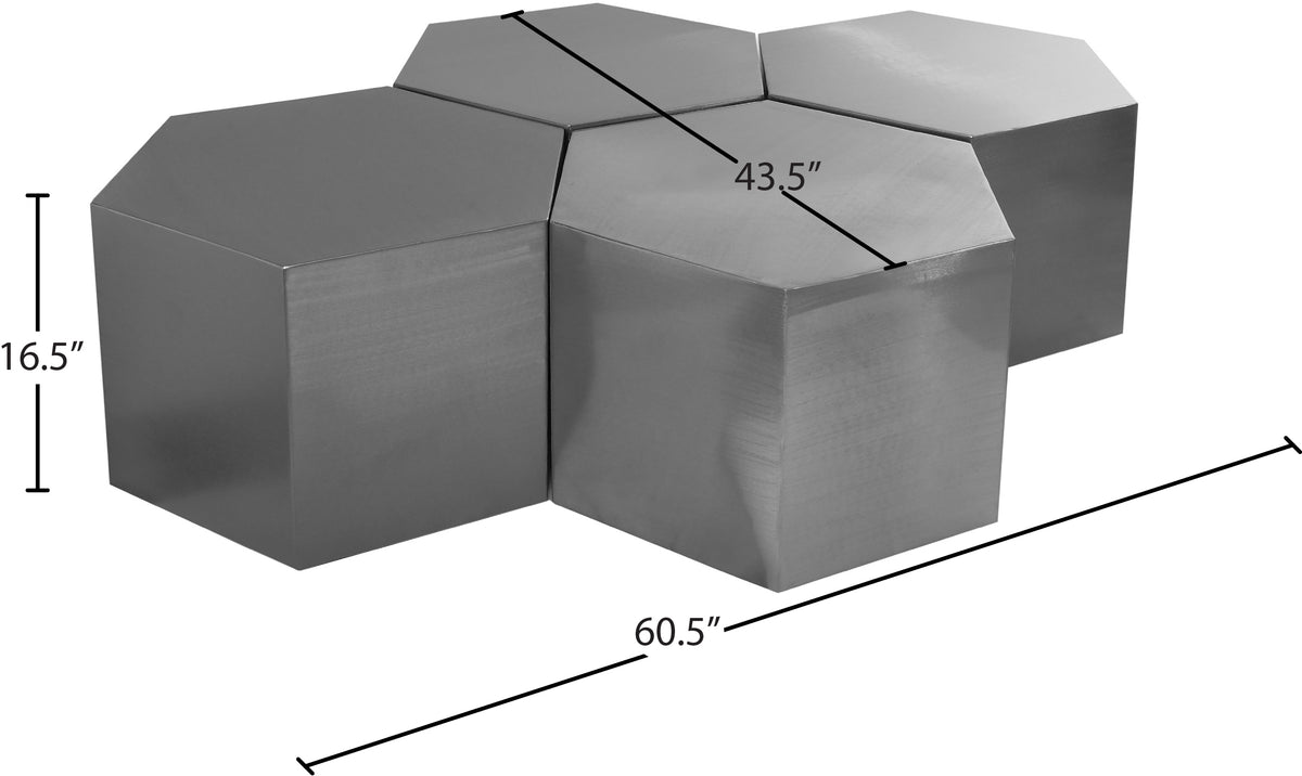 293-CT-4PC Silver dimensions