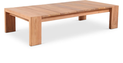 Tulum Teak Wood Outdoor Patio Coffee Table — 353-CT
