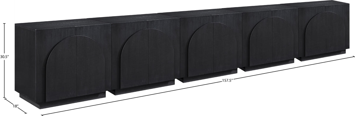 77001Black-T-5PC Black dimensions