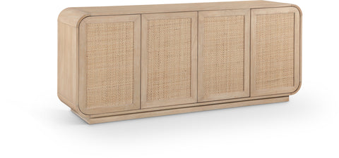 Windsor Solid Wood And Natural Cane Sideboard / Buffet — 77075
