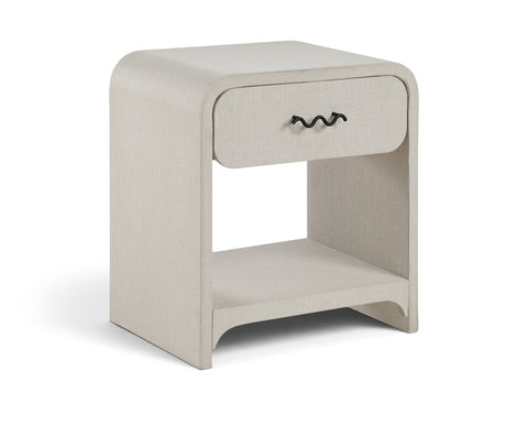 Medley 22-inch Linen Textured Nightstand / Side Table