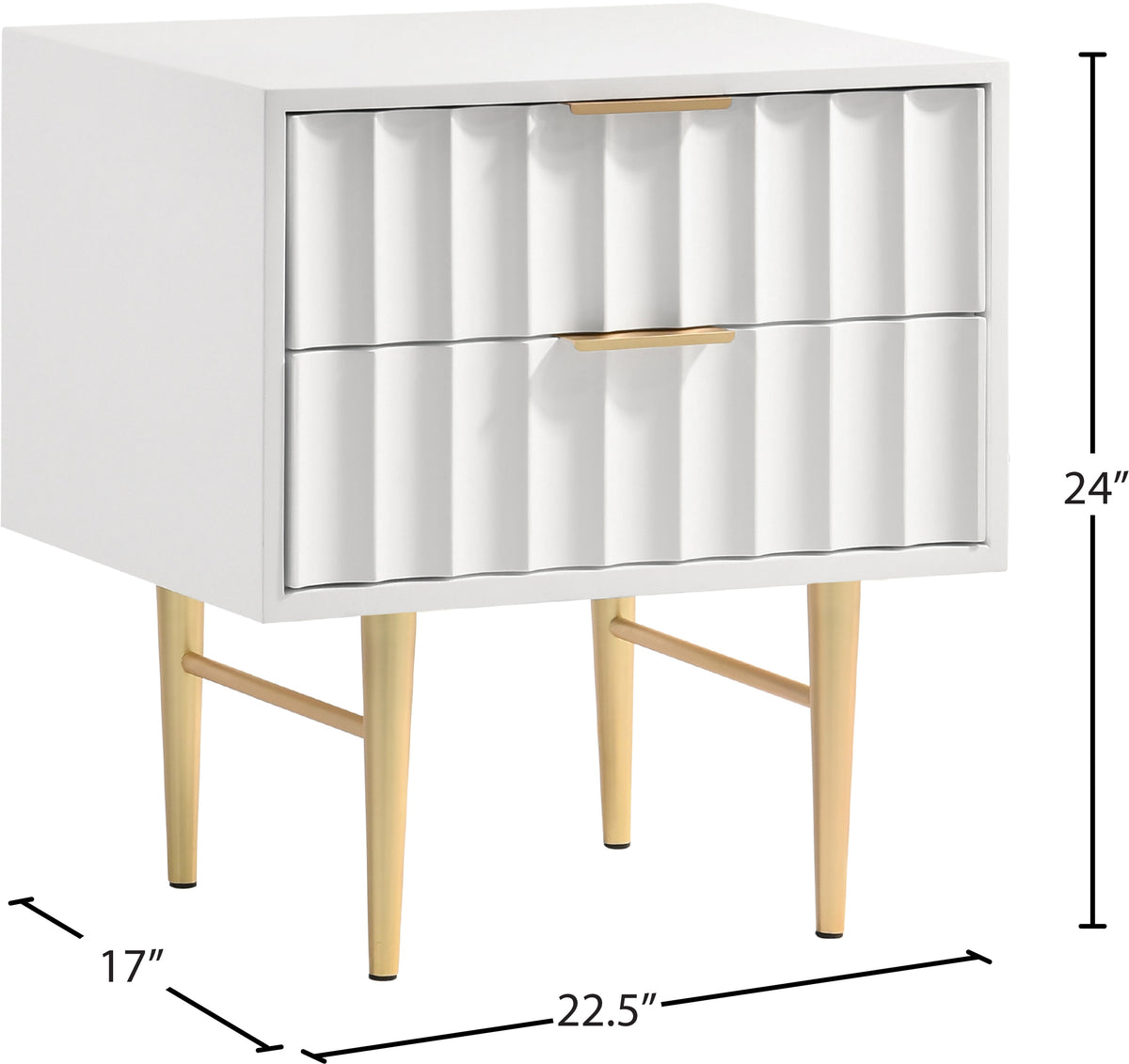 801White-NS White dimensions