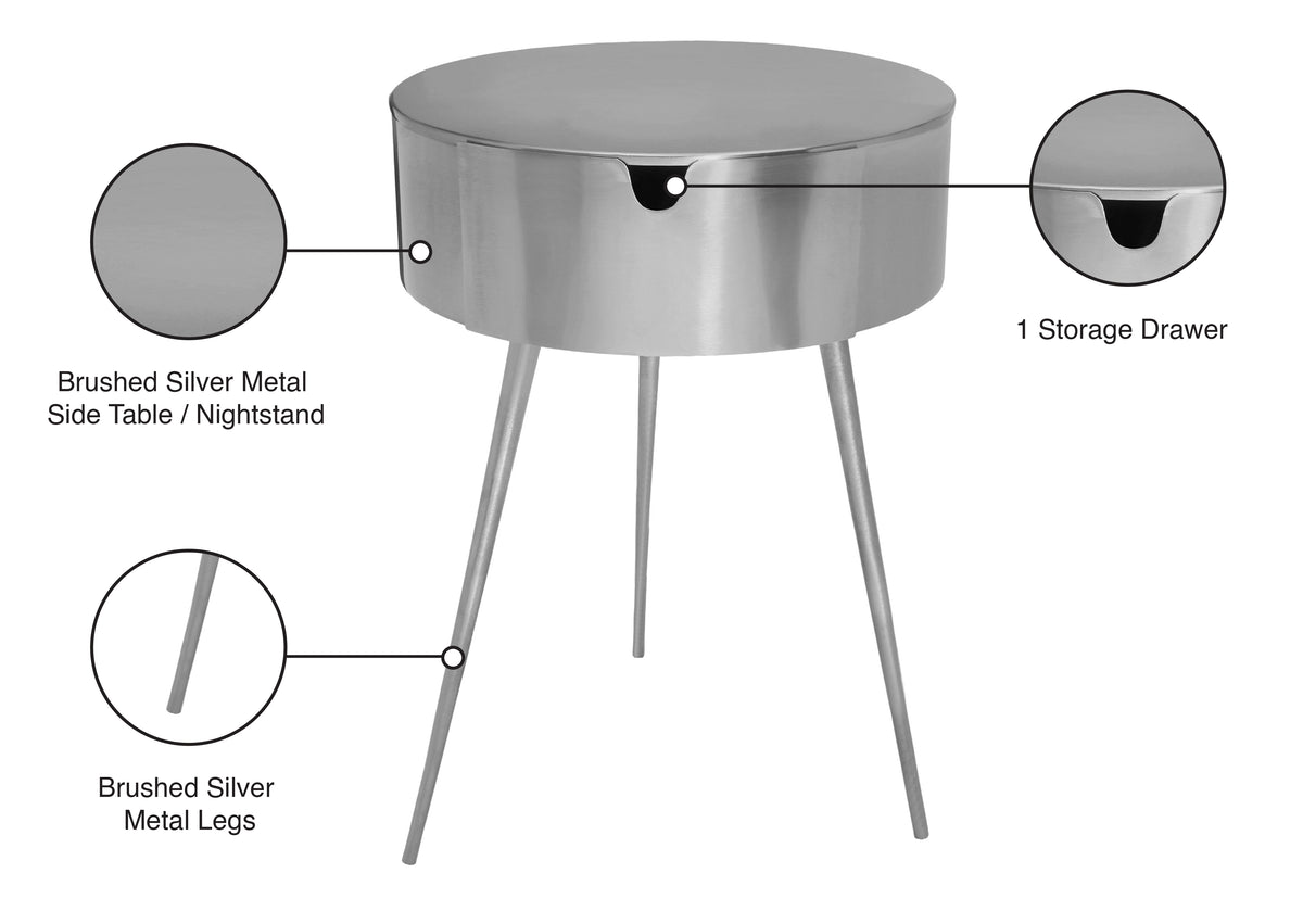835Silver Silver product infographic