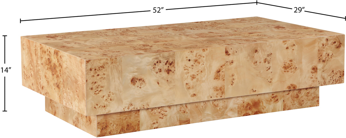 99015Burl-CT Natural Burl dimensions