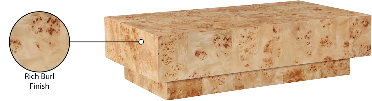 99015Burl-CT Natural Burl product infographic