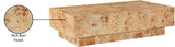 99015Burl-CT Natural Burl product infographic