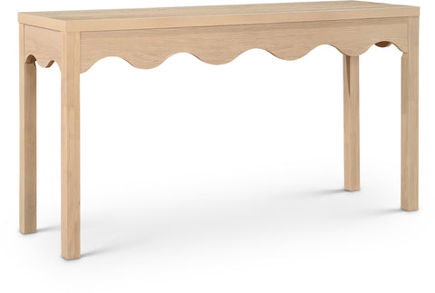 Fiora Oak Veneer Console Table — 99041-S